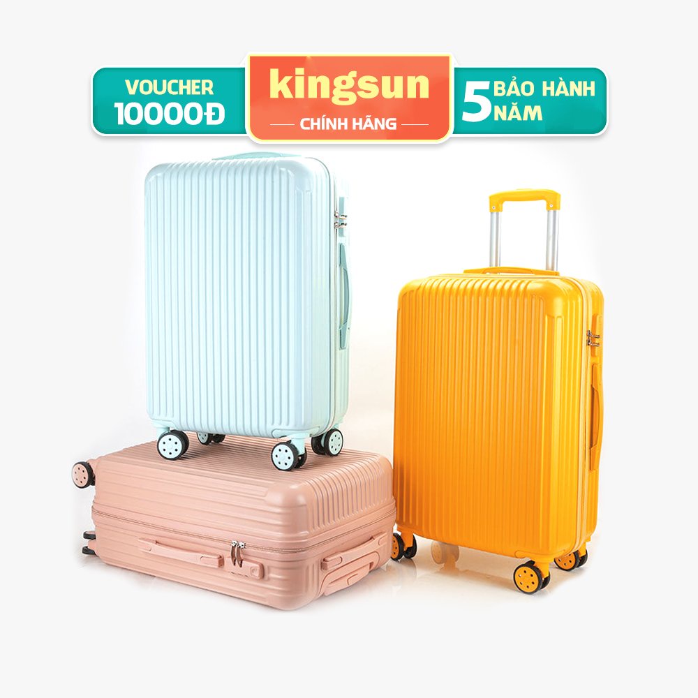 Vali kéo du lịch Kingsun valy size24inch bảo hành 5 năm T01