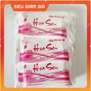 Khăn lạnh khăn giấy ướt  giá rẻ dùng một lần hương trà xanh 1 BỊCH 40 CÁI