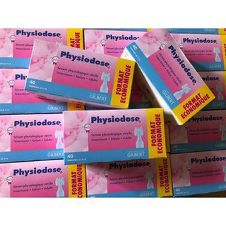 nk032 Nước muối sinh lý Physiodose của Pháp-Muối Hồng