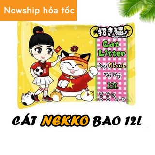 Cát Nhật Maneki Neko Cho Mèo Bao 12L - Cát Vệ Sinh Cho Mèo