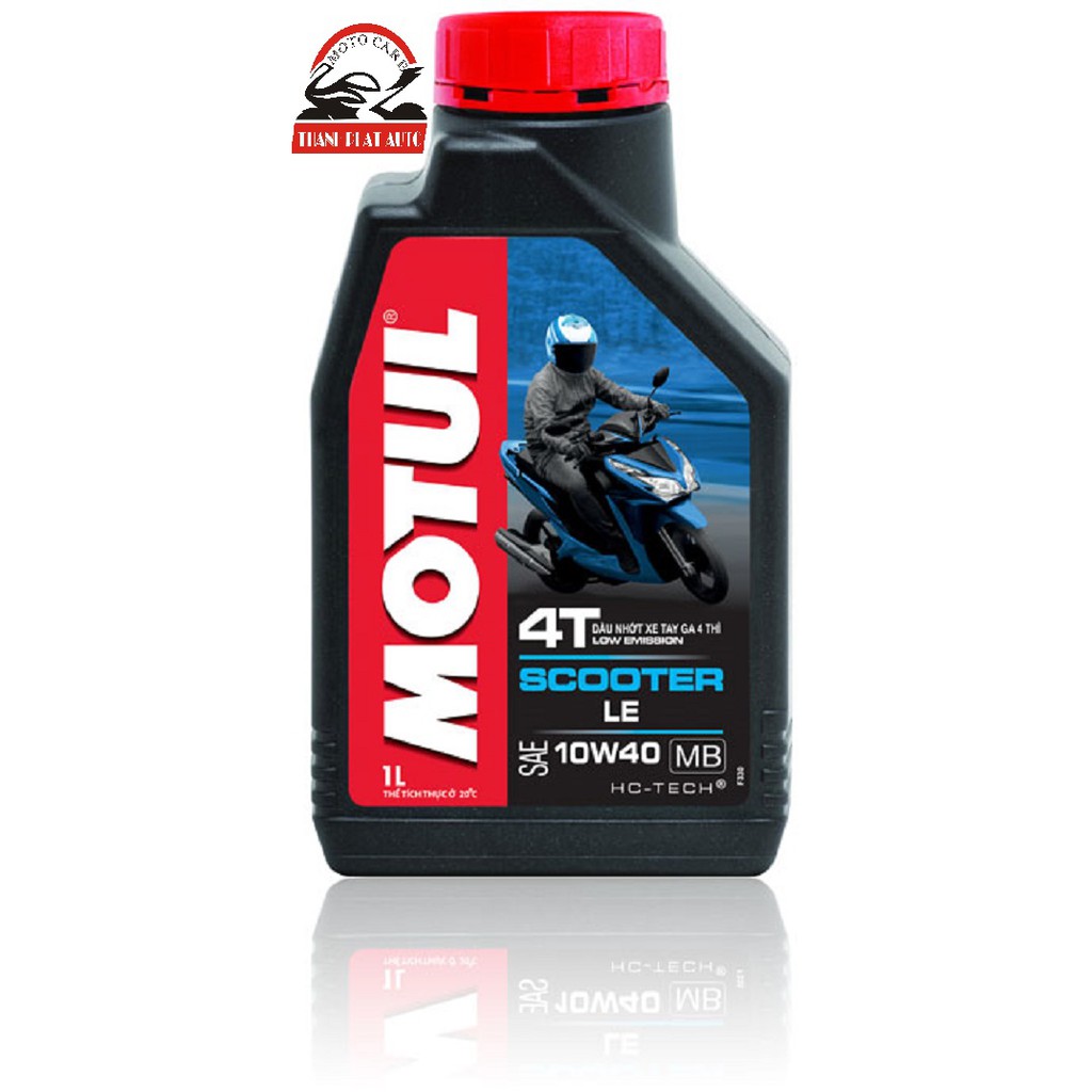 Nhớt dùng cho xe tay ga cao cấp Motul SCOOTER LE 10W40 1L