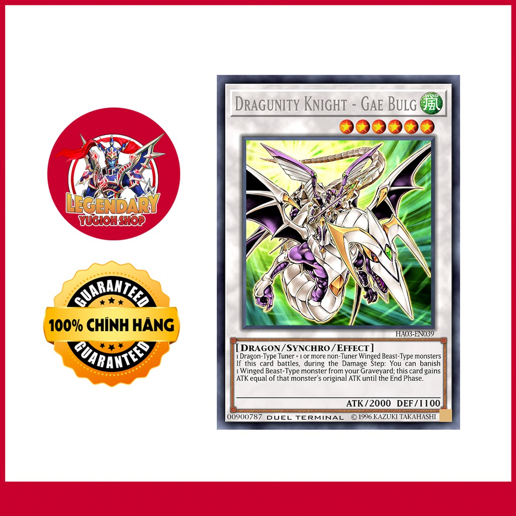 [Thẻ Bài Yugioh Chính Hãng] Dragunity Knight - Gae Bulg