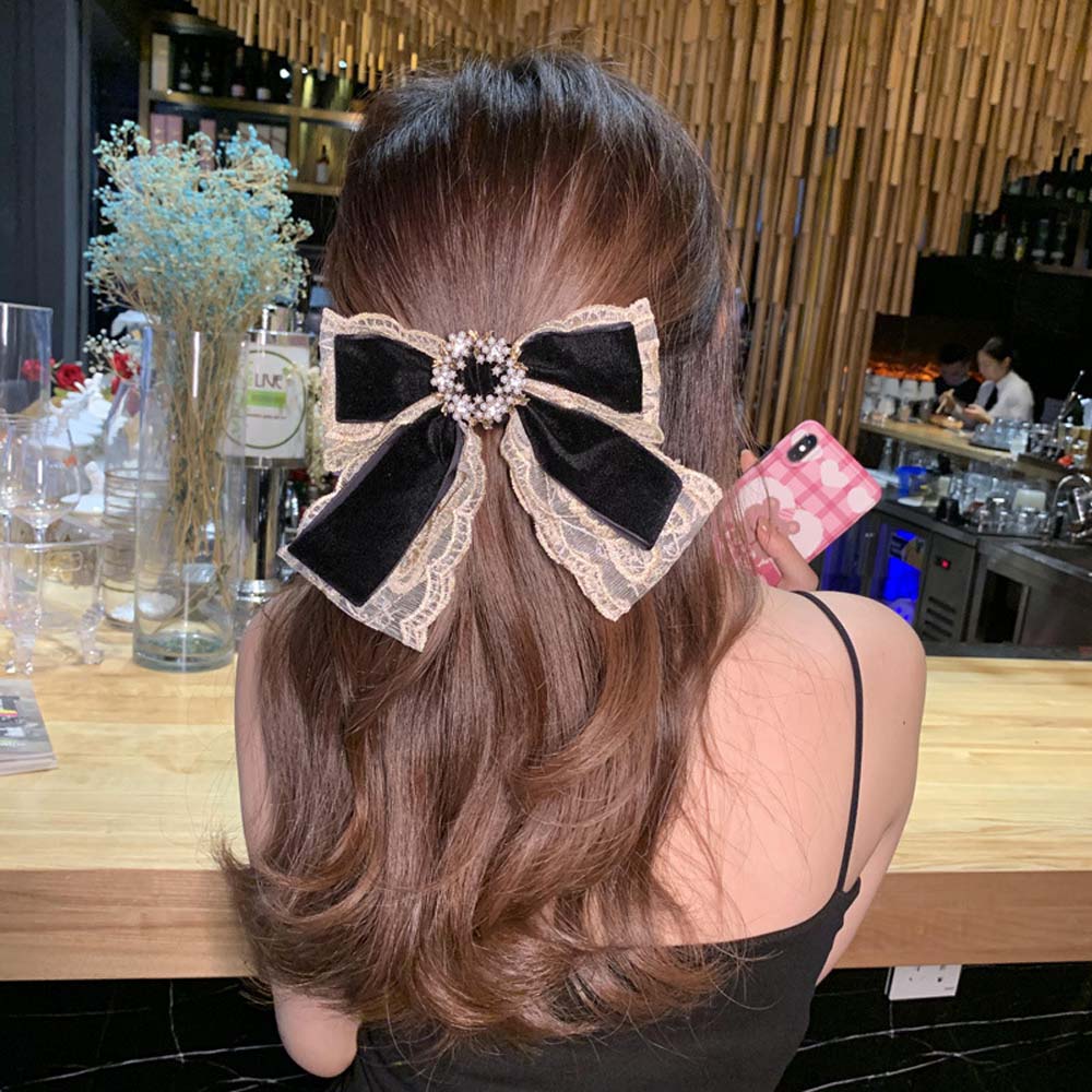 Kẹp Tóc Hình Nơ Thời Trang Nữ Tính