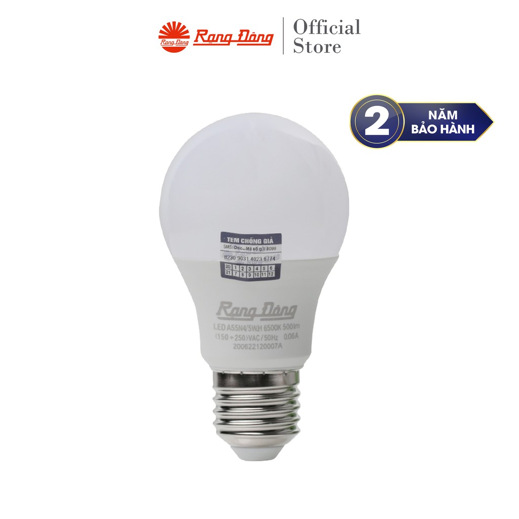 Bóng đèn LED BULB tròn 3W/5W/7W/9W Rạng Đông