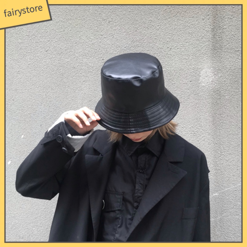 Mũ xô da màu trơn phong cách mùa đông thời trang cho nữ