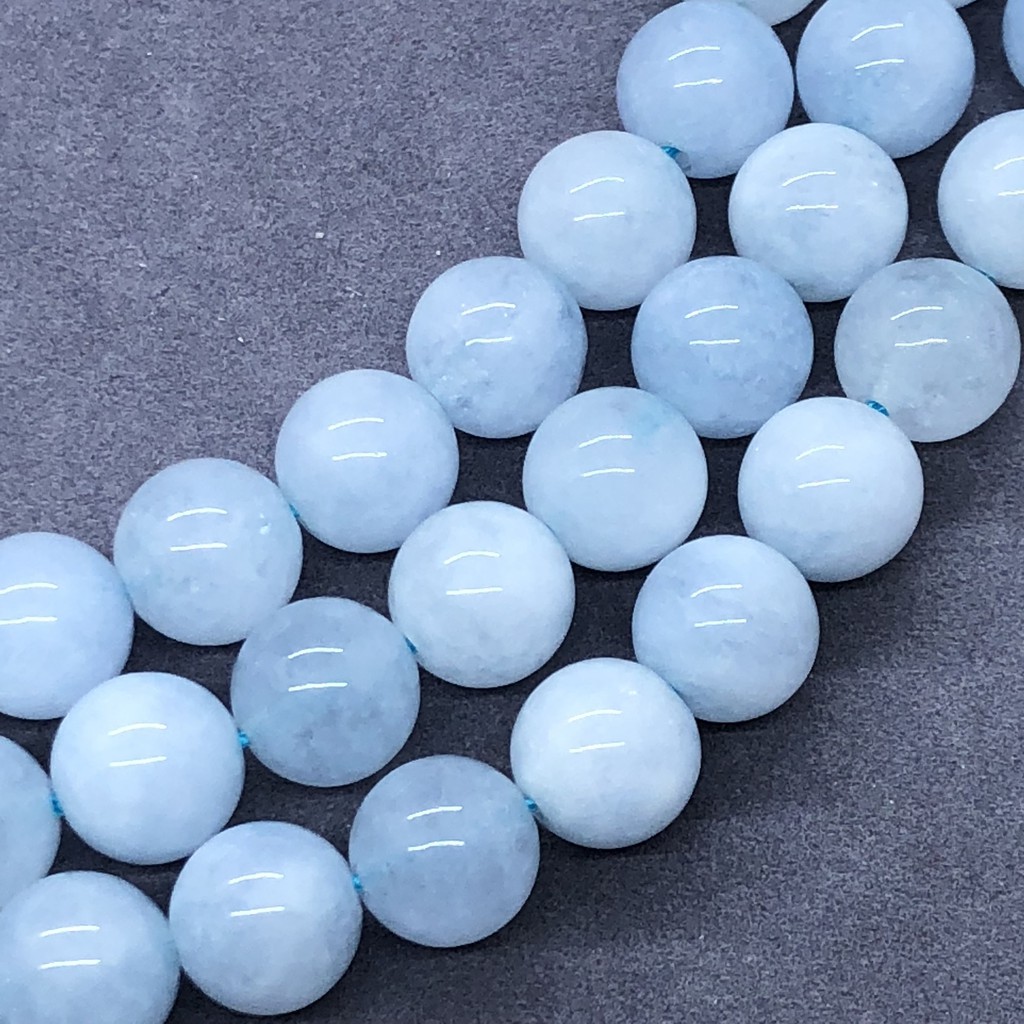 Chuỗi Hạt Đá Tròn Tự Nhiên 4-12mm Dùng Làm Đồ Trang Sức Thủ Công