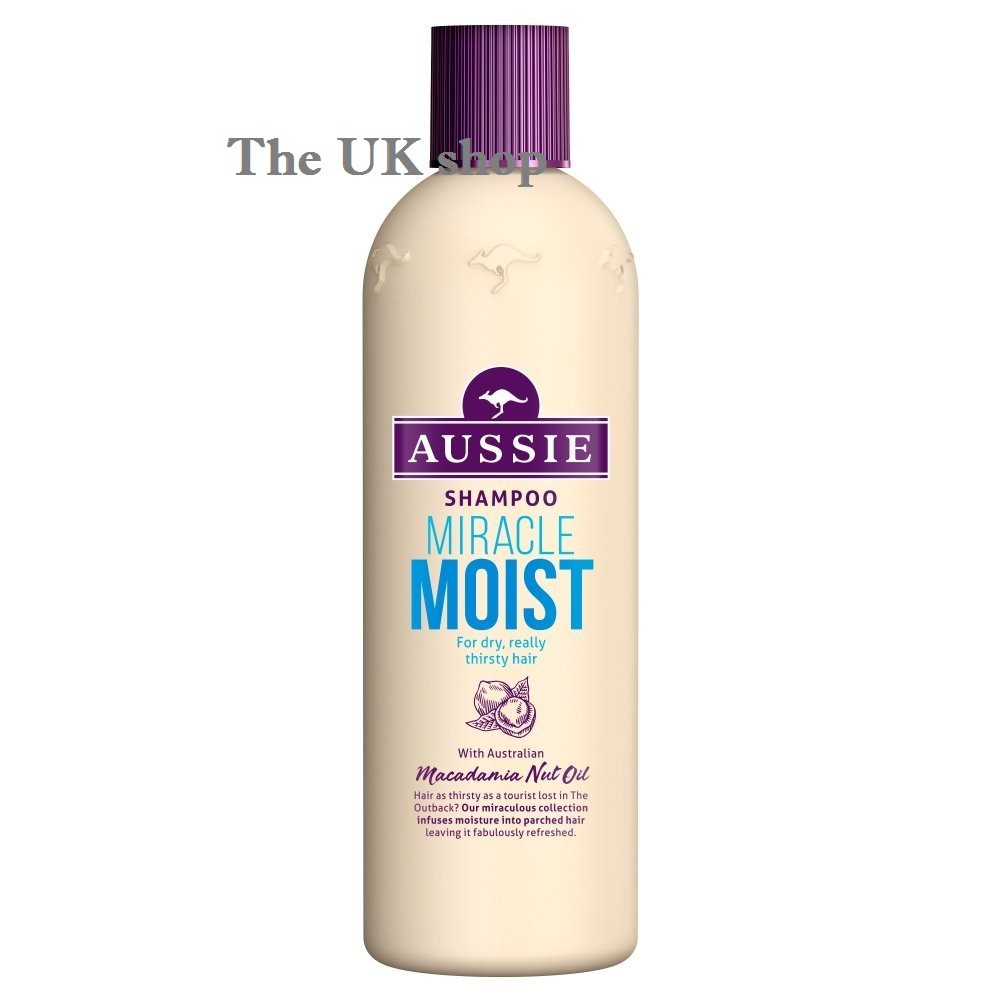 Dầu gội giữ ẩm cho tóc khô Aussie Miracle Moist 300ml
