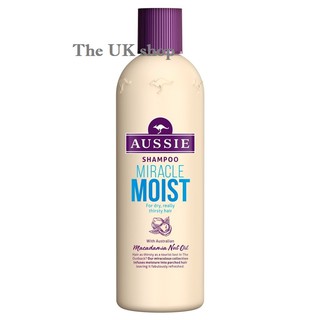 Dầu gội giữ ẩm cho tóc khô Aussie Miracle Moist 300ml