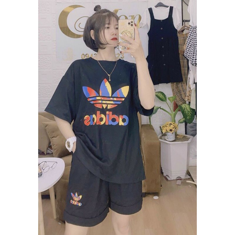 Đồ Bộ Thun Adidas - Set Đồ Thun Đôi Nam Nữ - Bộ Thun Nữ - Bộ quần áo adiddas | BigBuy360 - bigbuy360.vn