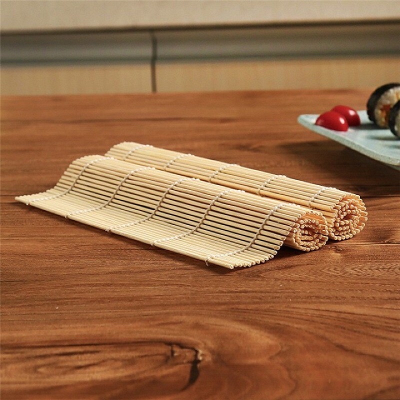 Mành Tre Cuộn Cơm , Rong Biển Kimbap, Cuốn Sushi, DECOR chụp ảnh, lót bàn ăn