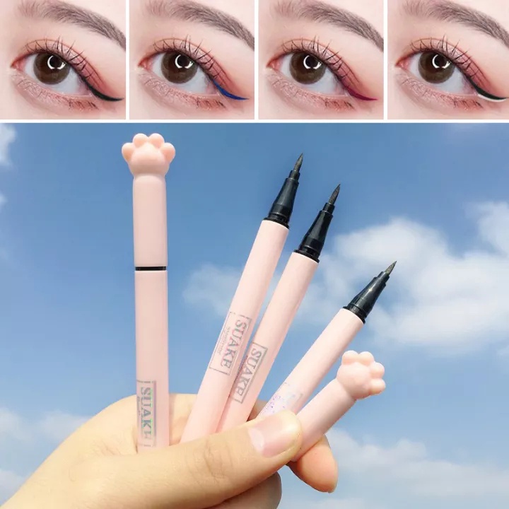 Bút Kẻ Mắt Suake Chân MÈO Dạng Lỏng chống Nước Không Nhòe Nắp