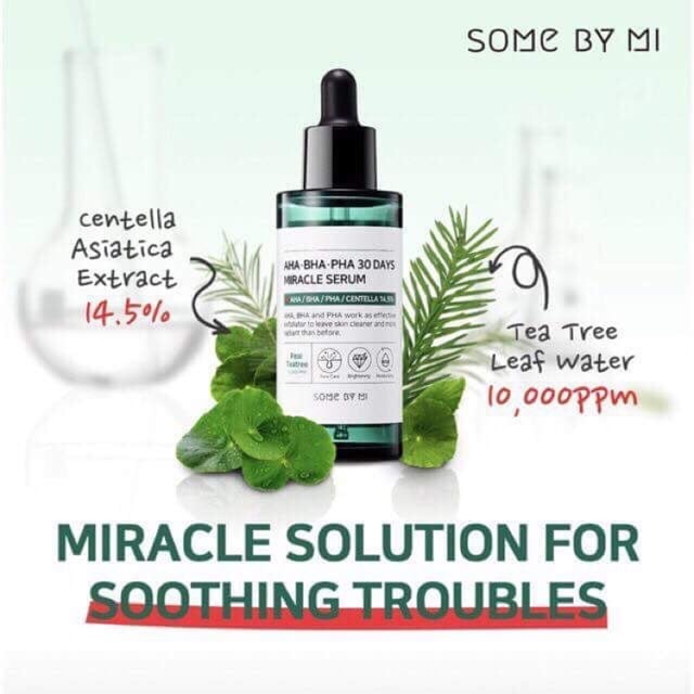 Tinh chất ngừa mụn SOME BY MI AHA BHA PHA MIRACLE SERUM