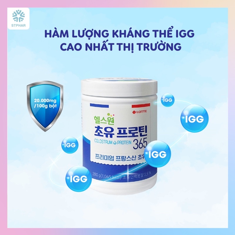 Sữa Non Colostrum Protein 365 Dinh Dưỡng Miễn Dịch Cho Gia Đình