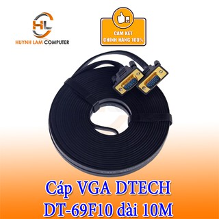Cáp vga 10m dtech 69f10 - hàng chính hãng