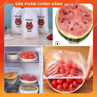 Màng bọc thực phẩm gấu 1 túi 100 chiếc