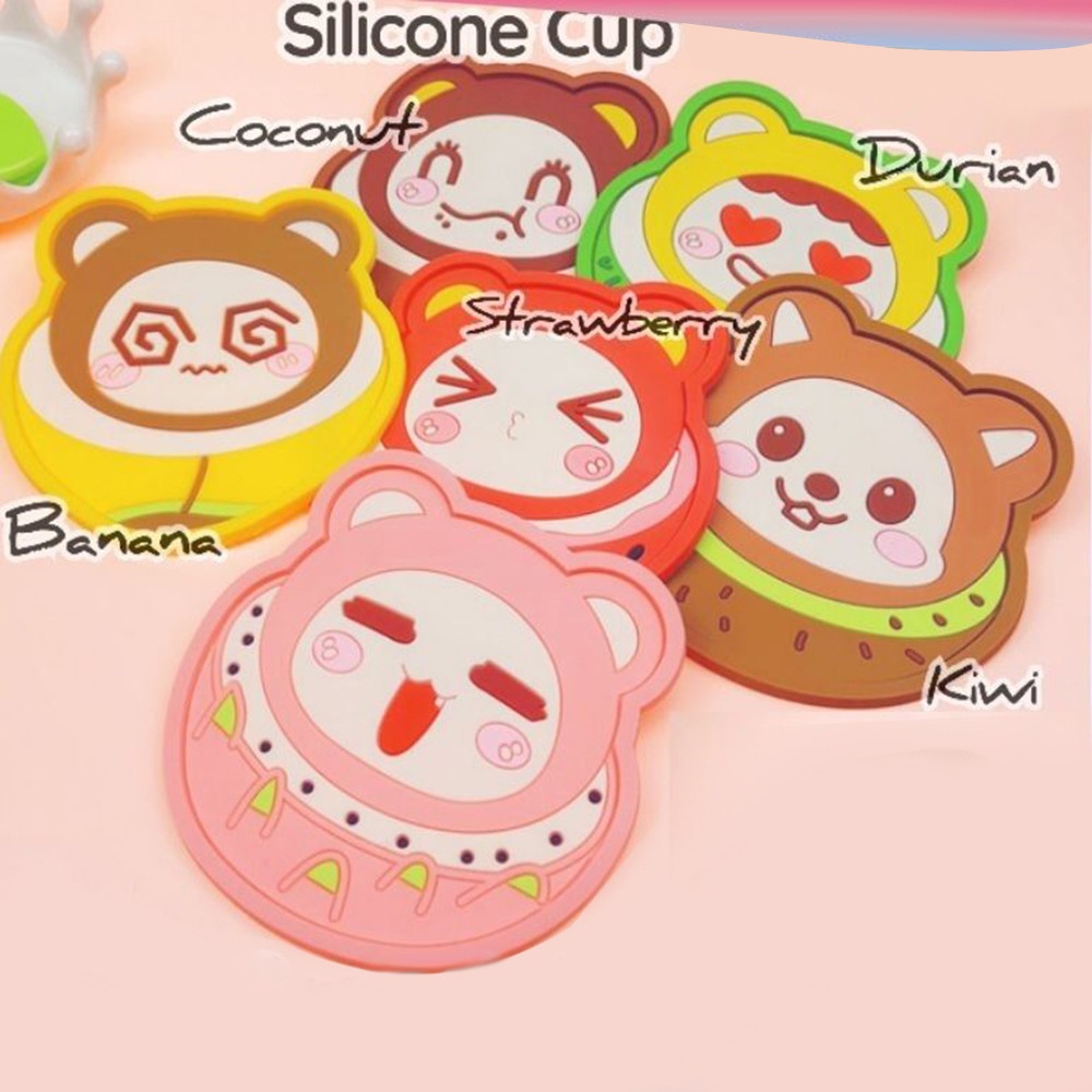 Đế Lót Ly Hình Hoạt Hình Xinh Xắn