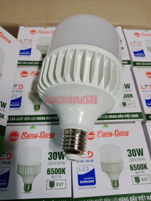 Bóng đèn Led trụ 30w Rạng Đông (Thân nhôm đúc)