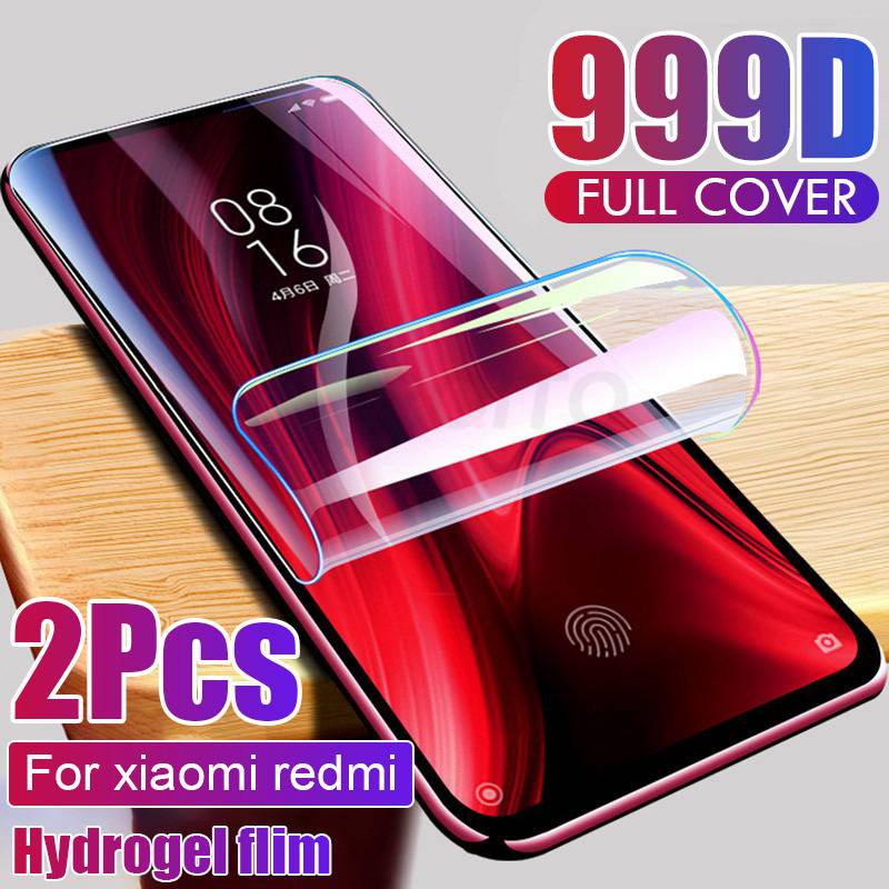 Set 2 miếng dán hydrogel bảo vệ màn hình cho Xiaomi Redmi Note 8 9 7 5 Pro Note 8T 9S 10 Lite Redmi 8A 9A 7A poco X3