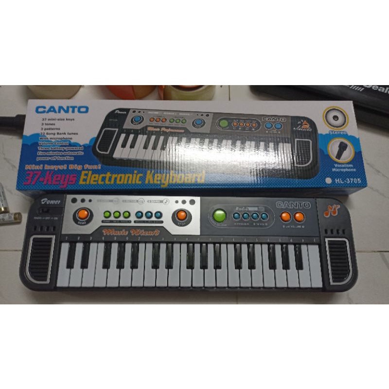 Đàn Piano 3701 có micro-Đồ chơi âm nhạc(tặng pin)