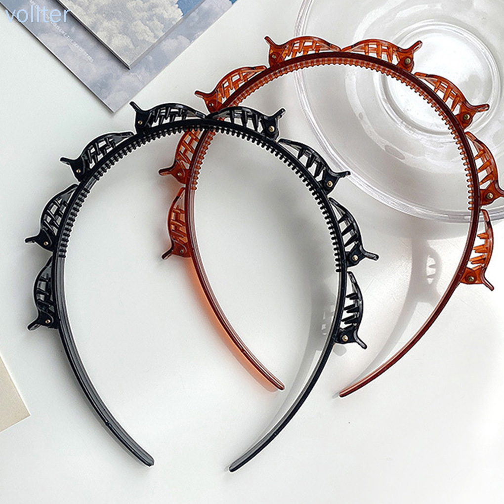 Cài tóc hai lớp chống trượt thiết kế thời trang cho nữ