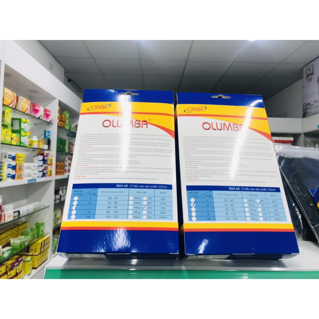 Đai Lưng Cột Sống Olumba Orbe Thoát Vị, Thoái hóa, Đau Lưng