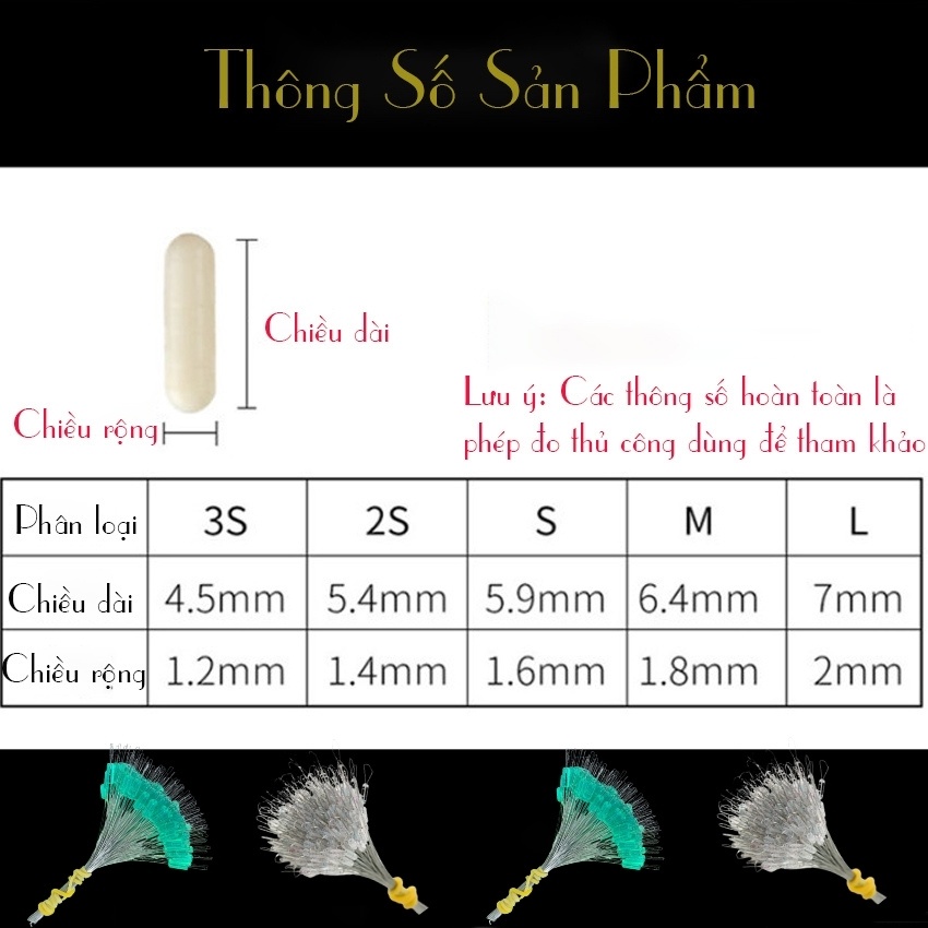 Hạt Chặn Phao Câu Đài Silicon. Hạt Chặn Xanh Ngọc - Trong Suốt. Vỉ 200 Hạt. Phụ Kiện Câu Đài Cao Cấp