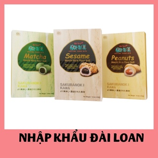BÁNH MOCHI ĐÀI LOAN YINGXUAN 180G MÈ VỪNG/TRÀ XANH/ LẠC