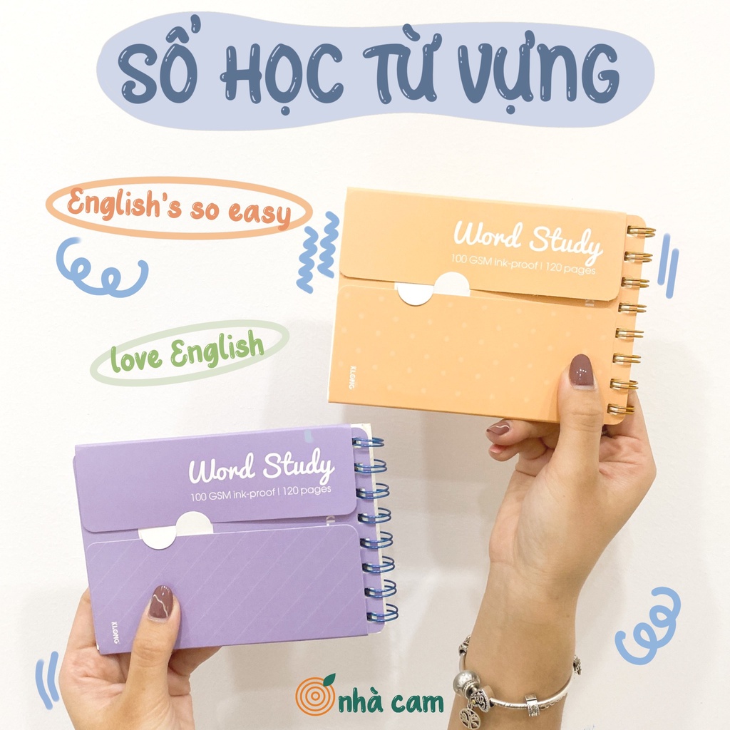 Sổ Học Từ Vựng Thông Minh Word Study Klong Nhà Cam
