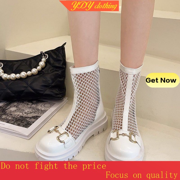 Giày Bốt Lưới Thoáng Khí Dr. Martens Dày Dặn Phong Cách Anh Quốc Thời Trang Mùa Hè Cho Nữ Z1Aq