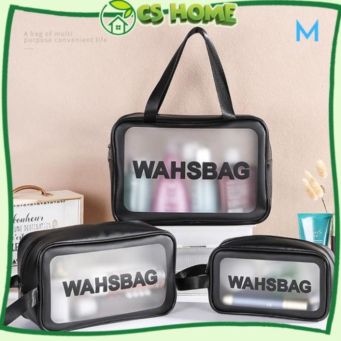 Túi đựng mỹ phẩm du lịch CSHome đựng đồ trang điểm sang trọng tiện dụng Washbag trong suốt chống thấm nước tiện dụg HL8