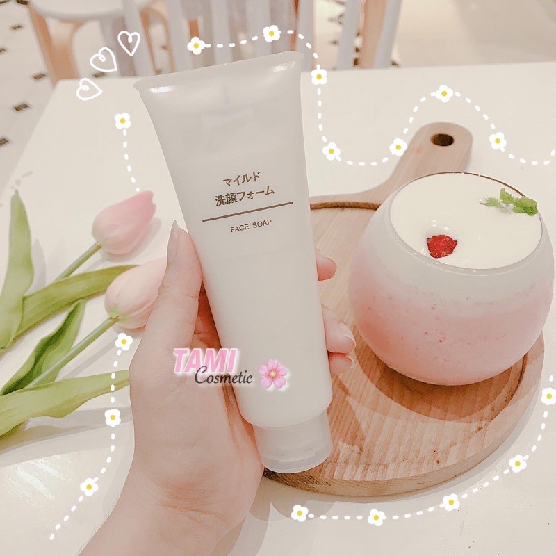 SỮA RỬA MẶT MUJI FACE SOAP / FACE SCRUB SOAP