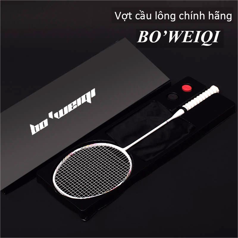 Bộ Vợt Cầu Lông Boweiqi Cao Cấp Chính Hãng – Vợt Cầu Lông 100% Siêu Bền, Siêu Nhẹ KÈM PHỤ KIỆN vt124