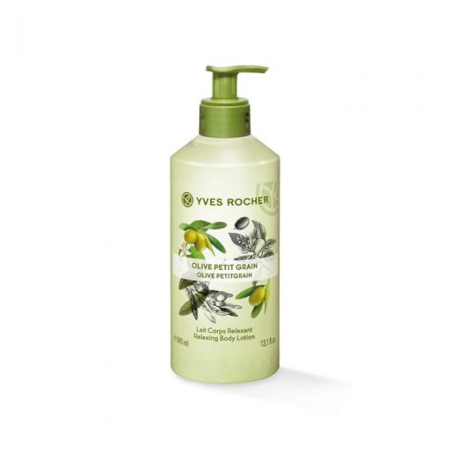 Sữa Dưỡng Thể Olive 390ml Relaxing Body Lotion yves rocher