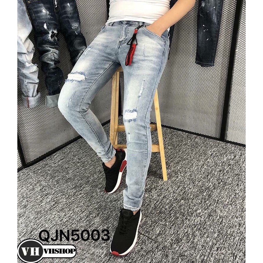 QUẦN JEAN NAM CÀO NHẸ PHONG CÁCH HÀN QUỐC 5003