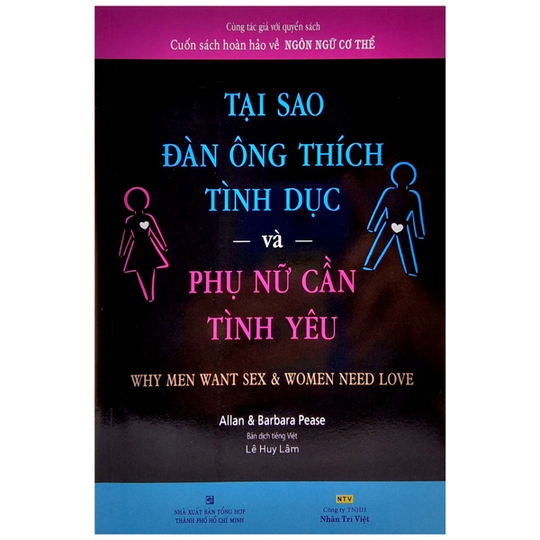 Sách Tại Sao Đàn Ông Thích Tình Dục Và Phụ Nữ Cần Tình Yêu