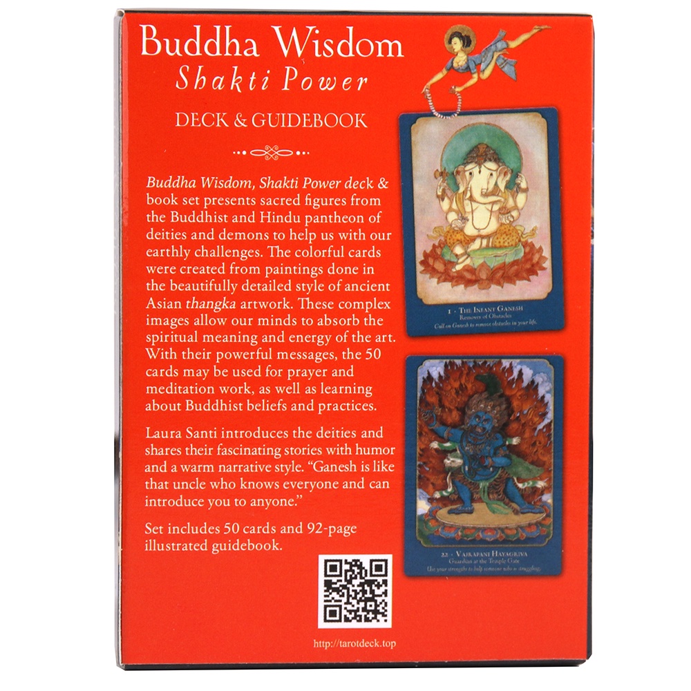 Bộ bài tarot ma thuật trò chơi dự đoán bói toán tương lai phong cách Buddha Wisdom Shakti Power