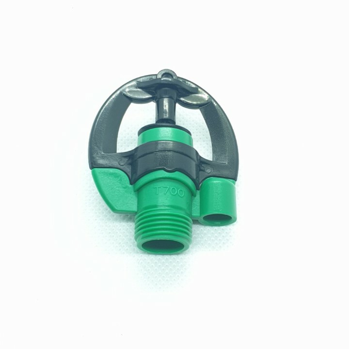 Béc T700 tưới gốc chống côn trùng đuôi ren ngoài 17 - lưu lượng 30-60-90-250L/h, Bán kính 0-2,0m