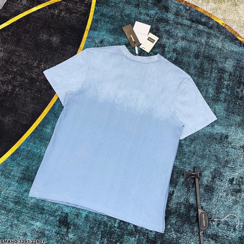 Áo phông xanh nam nữ dior phiên bản spf chất đẹp