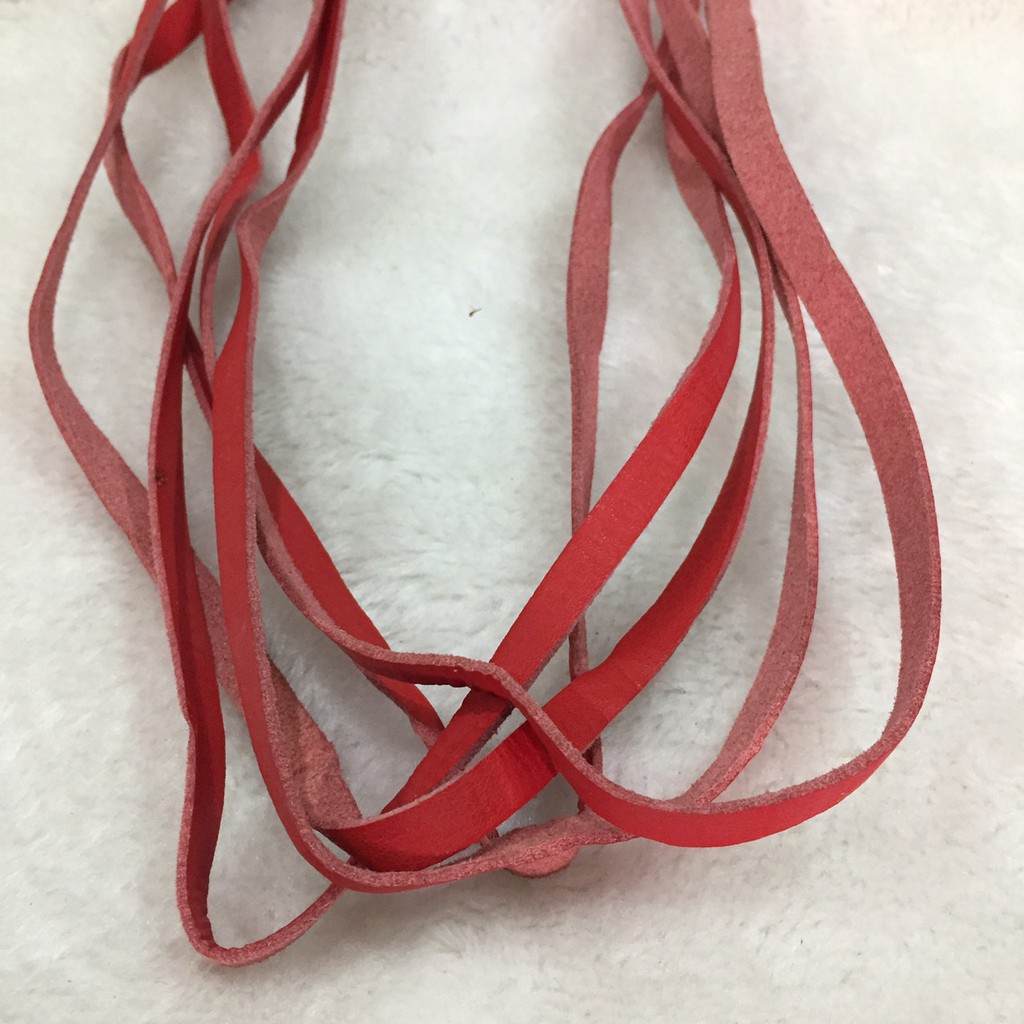 Dây da lộn 8mm, 1 mét/bịch (Quý khách vui lòng xem kỹ mô tả để chọn màu và mã hàng)