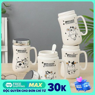 ❌❌cốc giữ nhiệt bằng sứ cao cấp, soi được gương nha cả nhà