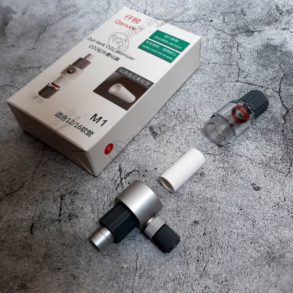 [Mã PET50K giảm Giảm 10% - Tối đa 50K đơn từ 250K] Bộ Trộn CO2 Qanvee - Bộ Trộn Sứ Nhỏ Gọn, Hiệu Quả Cho Bể Thuỷ Sinh