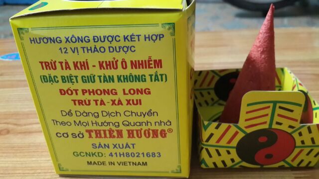 Nhang xông phong thủy tẩy uế trừ tà Thiên Hương (100% Thiên nhiên) | BigBuy360 - bigbuy360.vn