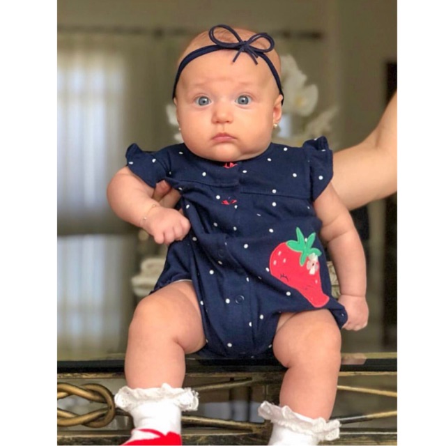 Body Đùi Bé Gái Dâu Tây Navy