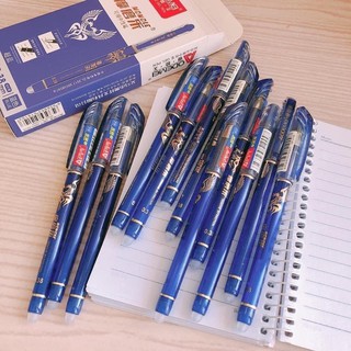 bút mực dầu xoá được- 1 hộp 12 cây- mực xanh