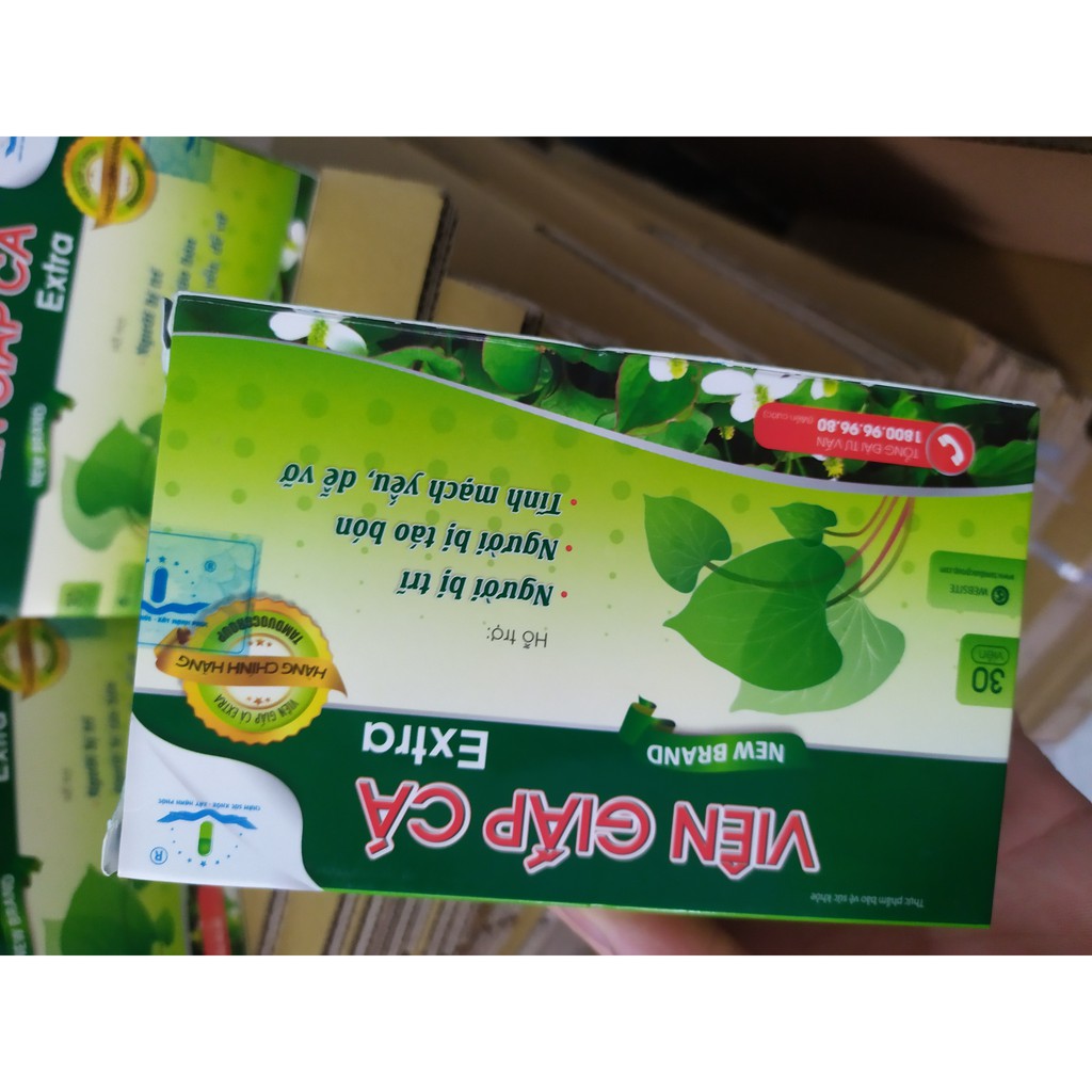 Viên Giấp Cá extra