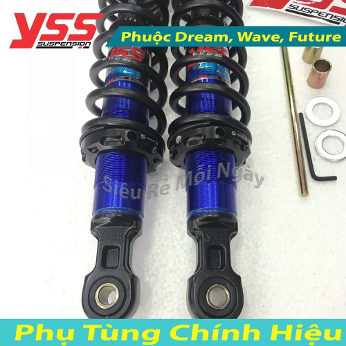 Phuộc giảm sóc YSS Wave, Future, Dream, Axelo, RS, RSX Hybrid Thái Lan Xanh Đen - Dream Xanh Đen