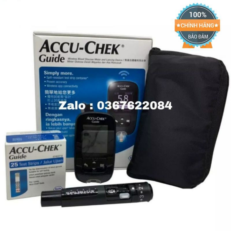 (CHÍNH HÃNG) Máy đo đường huyết Accu-Chek Guide