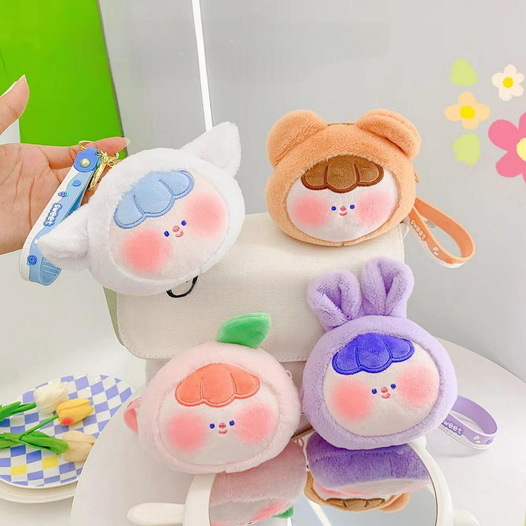 Móc Khóa , Móc Treo Cao Cấp Họa Tiết Trái Đào Siêu Cute Mẫu Hot Nhất