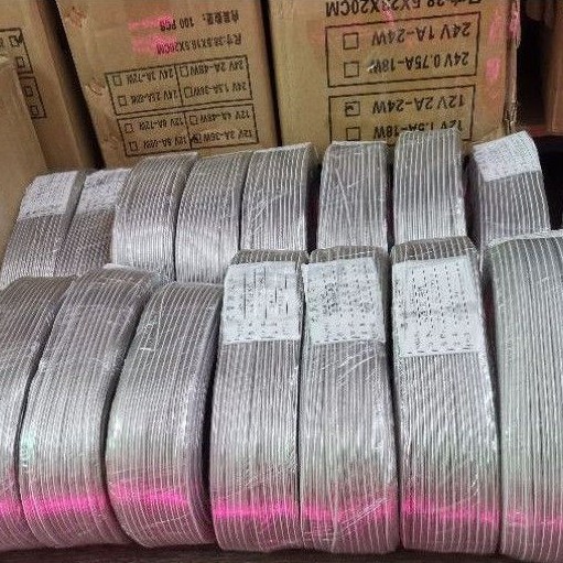 100m Dây điện trong suốt hàn neon lõi đồng có phân biệt màu