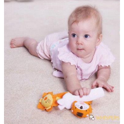 Đồ chơi trống rung cầm tay hình thú nhồi bông đáng yêu cho bé